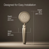 Artifacts® Single-function handshower, 2.5 gpm