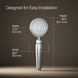 Artifacts® Single-function handshower, 1.75 gpm