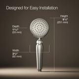 Artifacts® Single-function handshower, 1.75 gpm