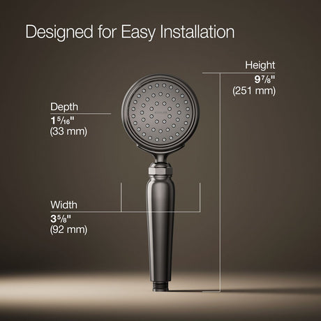 Artifacts® Single-function handshower, 1.75 gpm