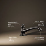 Artifacts® Deck-mount bath spout with flare design