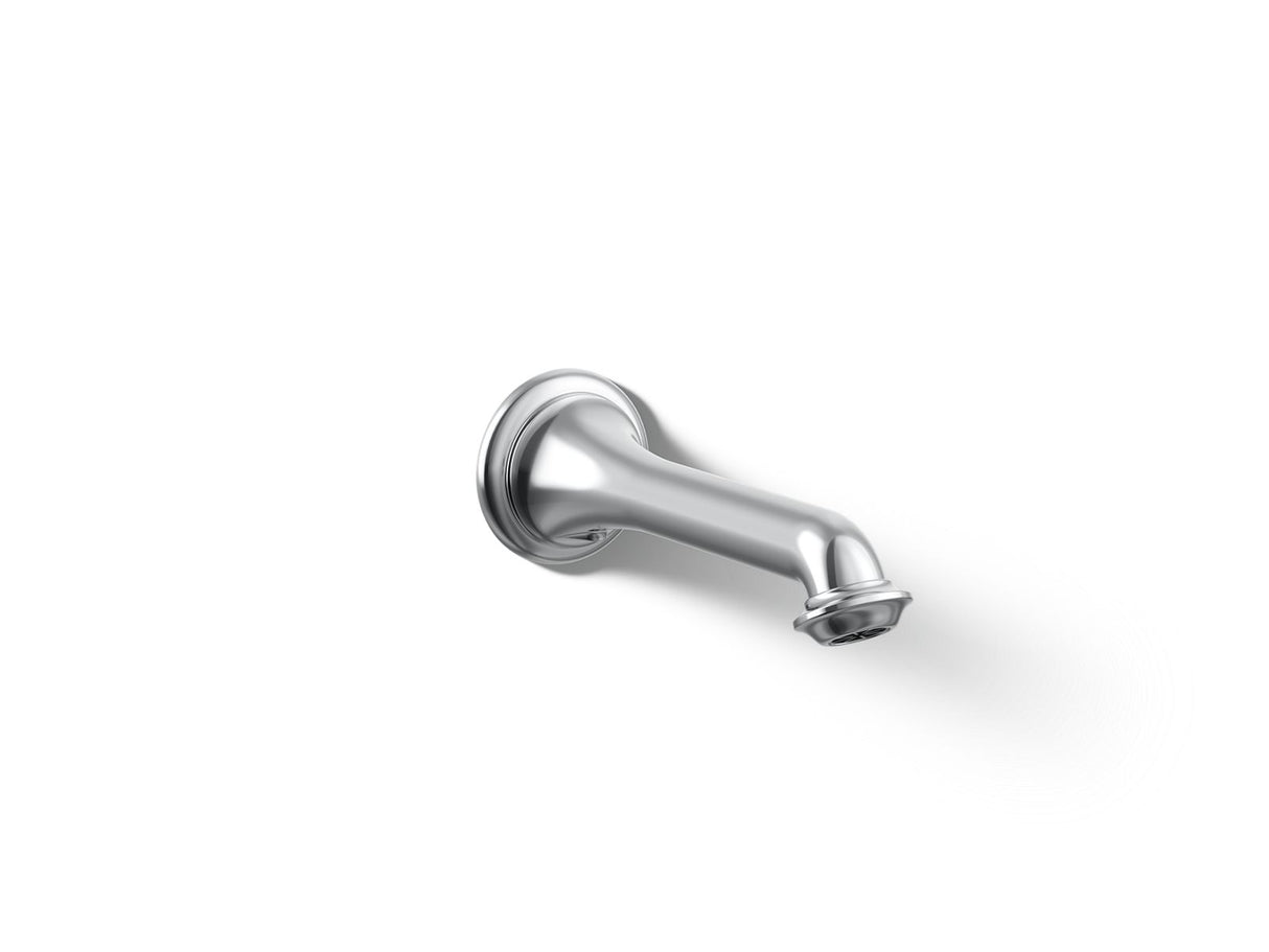 Artifacts® Wall-mount bath spout with turned design