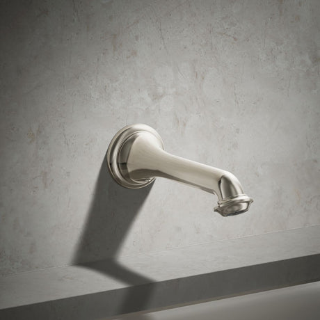 Artifacts® Wall-mount bath spout with turned design