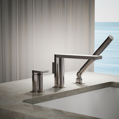 Composed® Deck-mount bath faucet with handshower