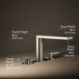 Composed® Deck-mount bath faucet with lever handles
