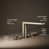 Composed® Deck-mount bath faucet with lever handles