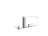 Composed® Deck-mount bath faucet with lever handles