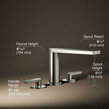 Composed® Deck-mount bath faucet with lever handles
