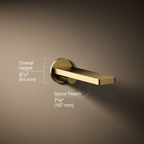 Composed® Wall-mount bath spout