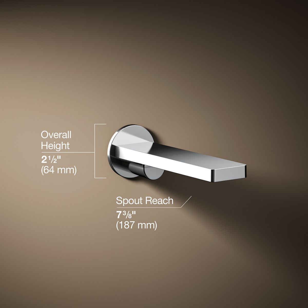 Composed® Wall-mount bath spout