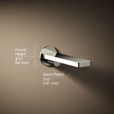 Composed® Wall-mount bath spout