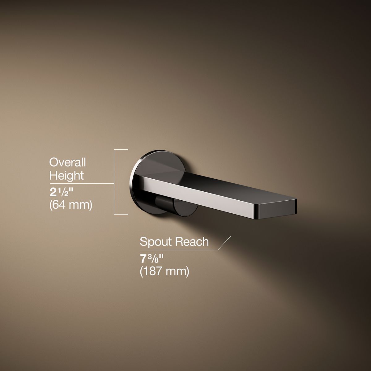 Composed® Wall-mount bath spout