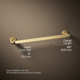 Composed® 18" towel bar