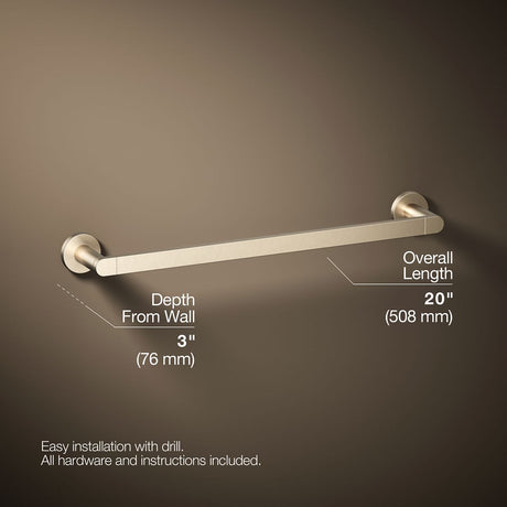 Composed® 18" towel bar