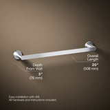 Composed® 18" towel bar