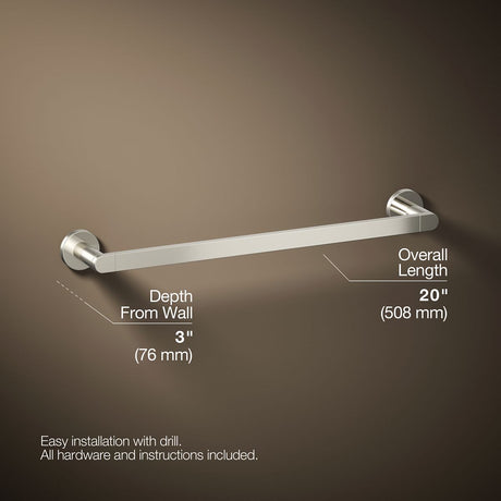 Composed® 18" towel bar