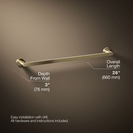 Composed® 24" towel bar