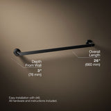 Composed® 24" towel bar