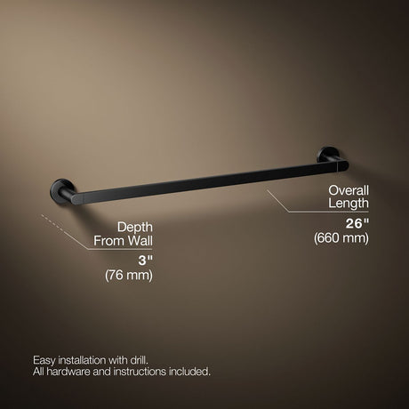 Composed® 24" towel bar