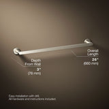 Composed® 24" towel bar
