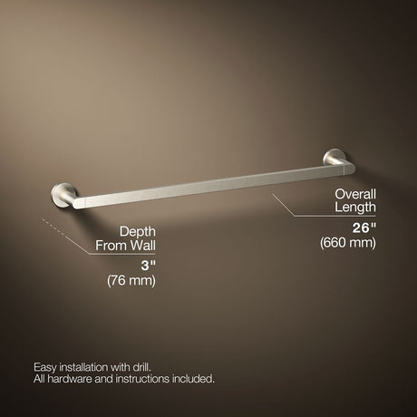 Composed® 24" towel bar