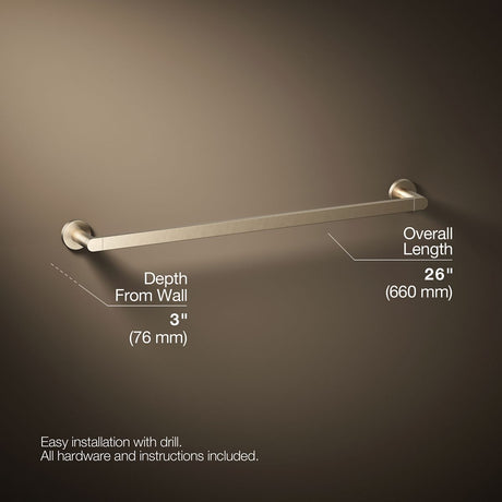 Composed® 24" towel bar