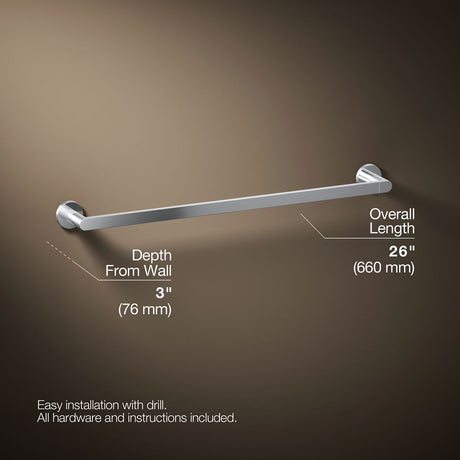 Composed® 24" towel bar