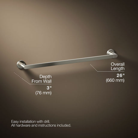 Composed® 24" towel bar