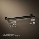 Composed® 24" double towel bar