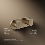 Composed® Double robe hook