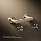 Composed® Pivoting toilet paper holder