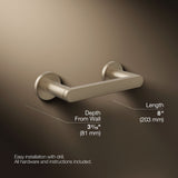 Composed® Pivoting toilet paper holder