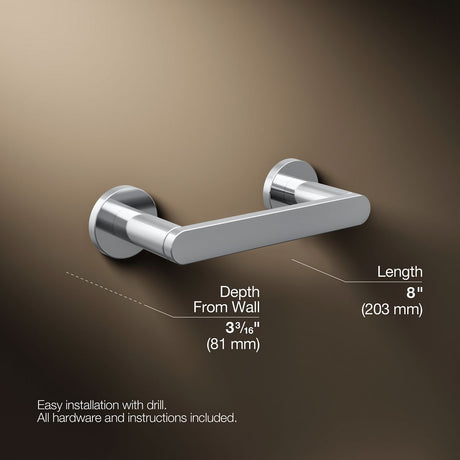 Composed® Pivoting toilet paper holder