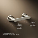 Composed® Pivoting toilet paper holder