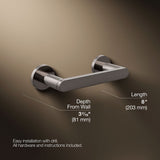 Composed® Pivoting toilet paper holder