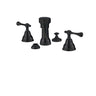 Aquabrass 4-Hole Bidet Faucet Set 7326 Chrome/Nickel - image 3