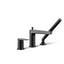 Taut® Deck-mount bath faucet with handshower