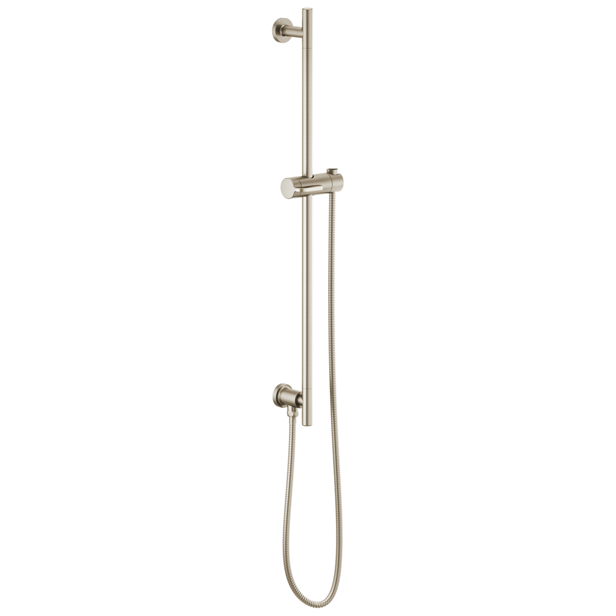 Essential Shower Series Linear Round Slide Bar With Hose
