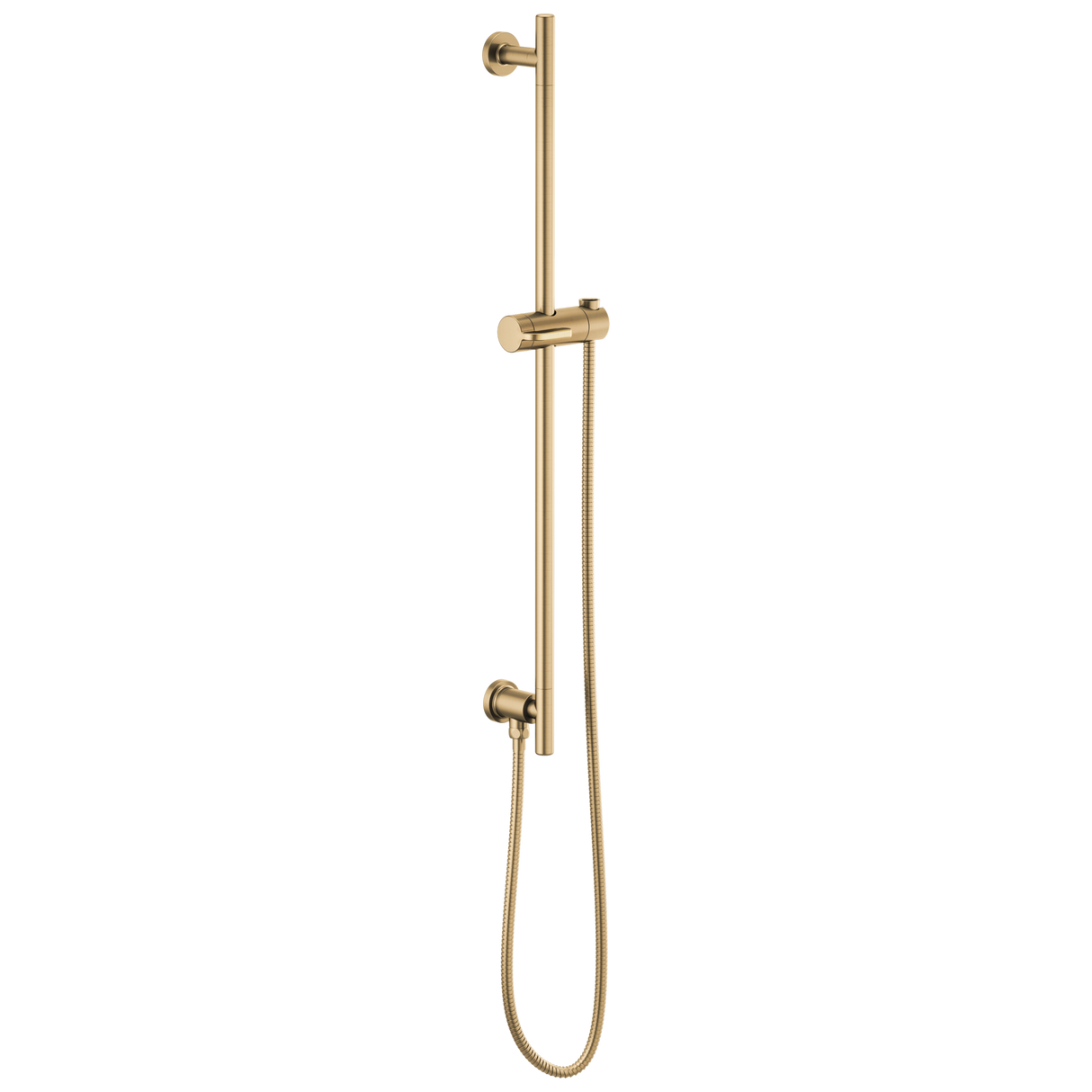 Essential Shower Series Linear Round Slide Bar With Hose