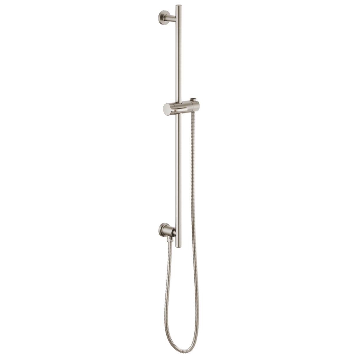 Essential Shower Series Linear Round Slide Bar With Hose