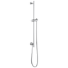 Essential Shower Series Linear Round Slide Bar With Hose