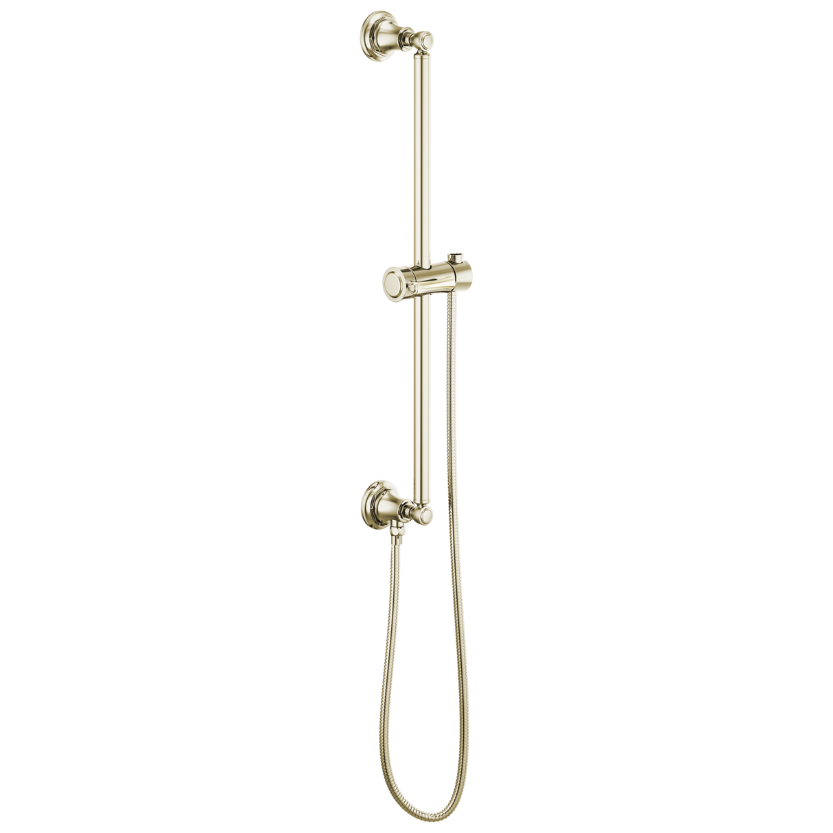 Essential Shower Series Classic Round Slide Bar With Hose