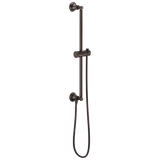 Essential Shower Series Classic Round Slide Bar With Hose
