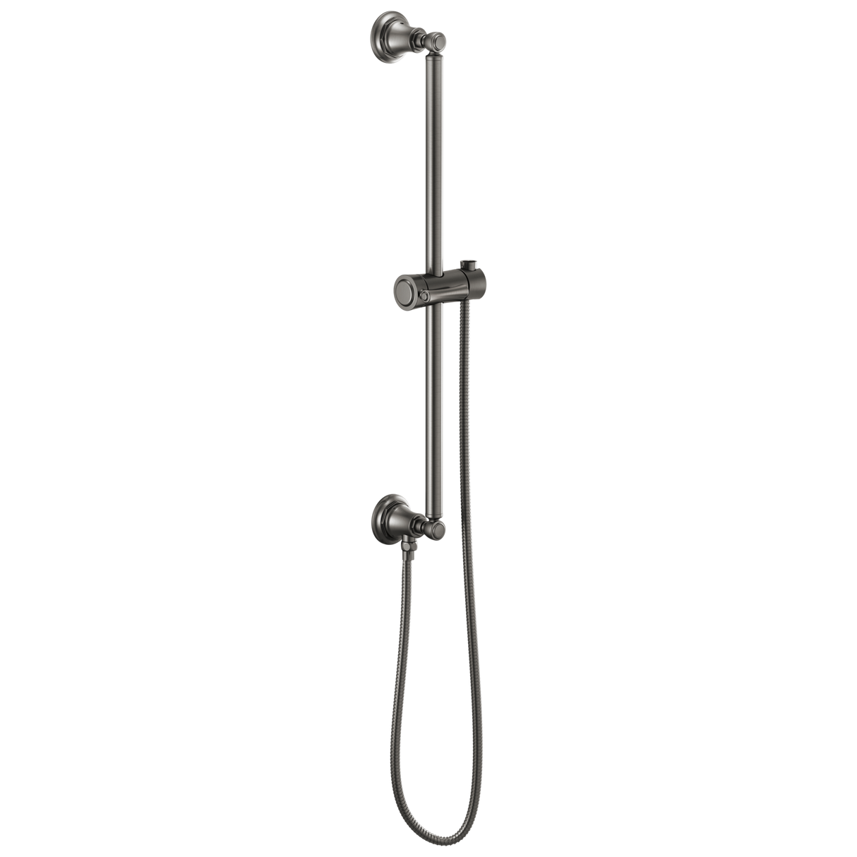 Essential Shower Series Classic Round Slide Bar With Hose