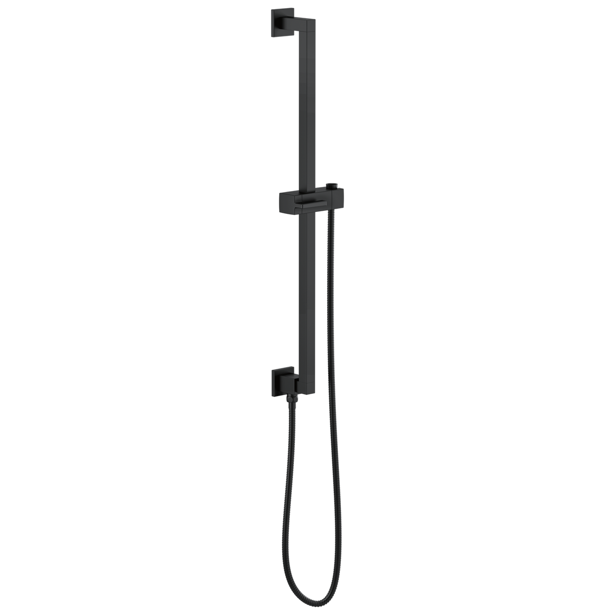 Essential Shower Series Linear Square Slide Bar With Hose
