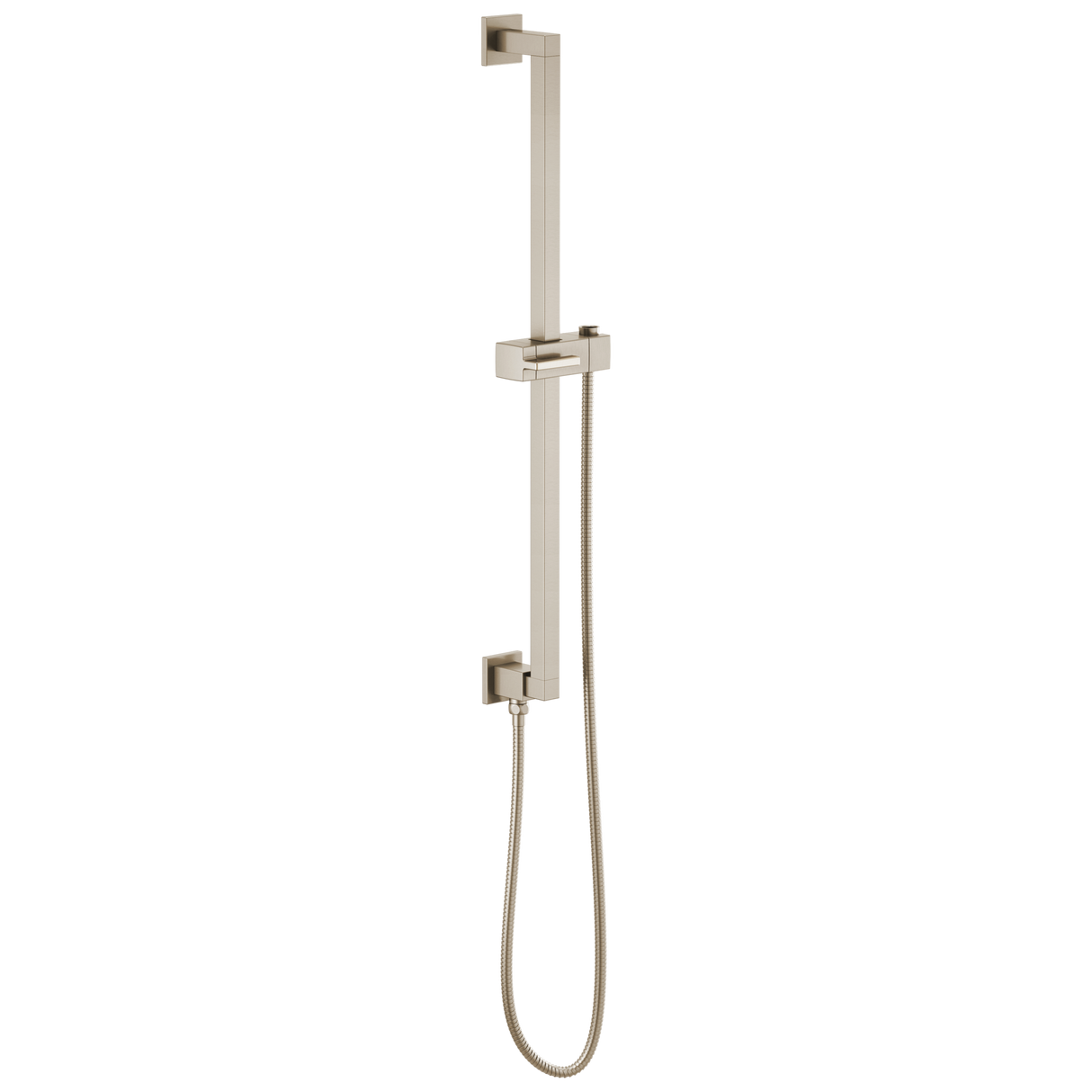 Essential Shower Series Linear Square Slide Bar With Hose
