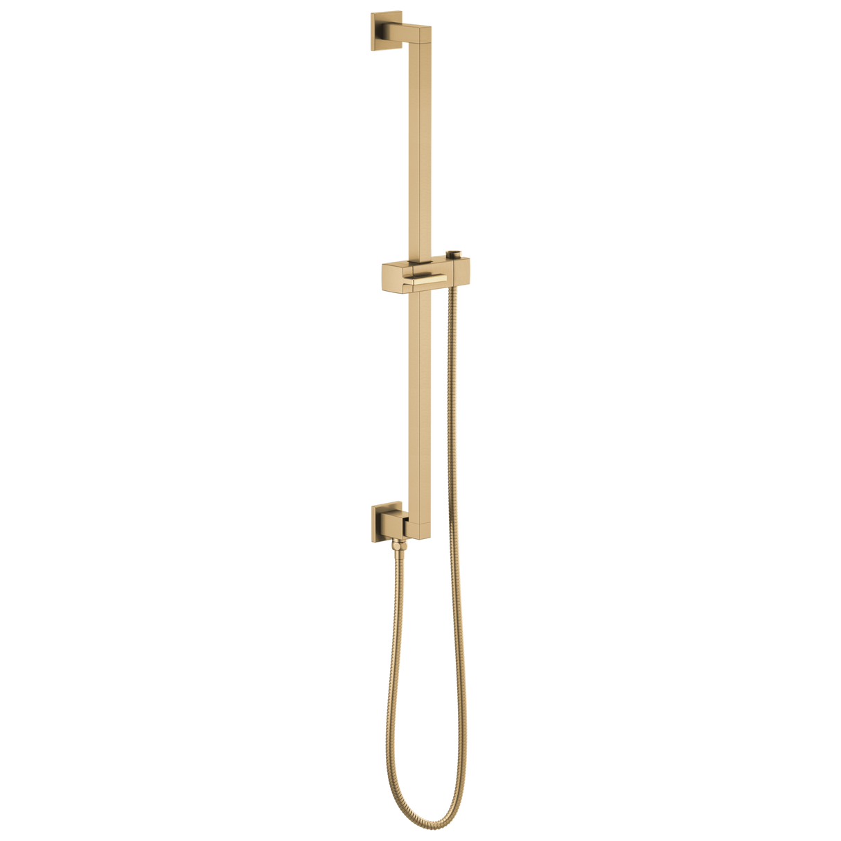 Essential Shower Series Linear Square Slide Bar With Hose