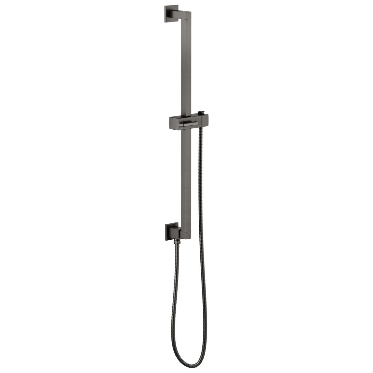 Essential Shower Series Linear Square Slide Bar With Hose