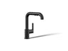 Purist® Pull-out kitchen sink faucet with three-function sprayhead