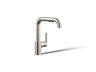 Purist® Pull-out kitchen sink faucet with three-function sprayhead